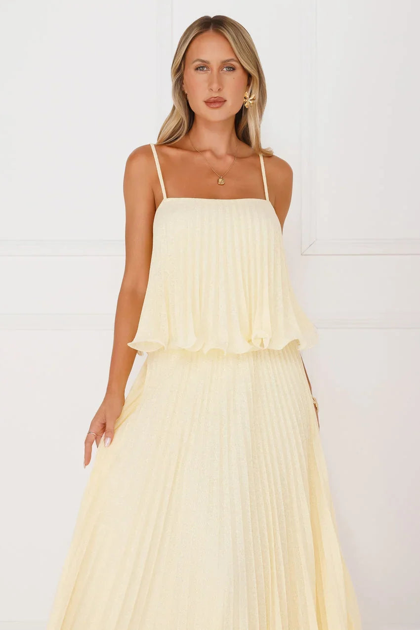 Real Deal Crop Top Yellow