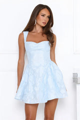 Light Whisper Mini Dress Blue